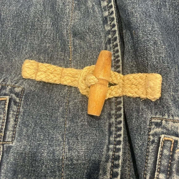 Ralph Lauren toggle denim jacket in size small vintage - Picture 7 of 7